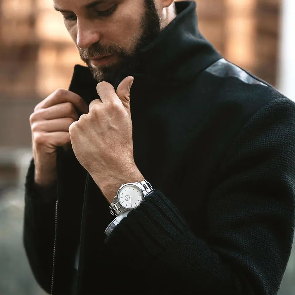 orologio Iconic Link Bianco